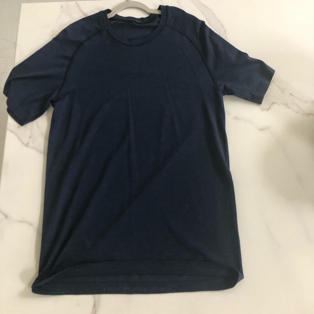 Navy Blue Lululemon T Shirt